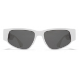 Mykita - Cash - Mykita Mylon - Bianco Grigio - Mylon Collection - Occhiali da Sole - Mykita Eyewear