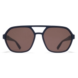 Mykita - Hydra - Mykita Mylon - MD34 Indaco Marrone - Mylon Collection - Occhiali da Sole - Mykita Eyewear