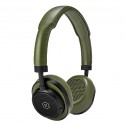 Master & Dynamic - MW50 - Silver Metal / Brown Leather - Premium High Quality and Performance Wireless On-Ear Headphones