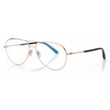 Tom Ford - Blue Block Pilot Opticals - Occhiali da Vista Pilota - Oro - FT5829-B