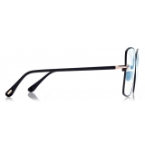 Tom Ford - Blue Block Butterfly Opticals - Butterfly Optical Glasses - Black - FT5841-B