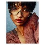 Tom Ford - Blue Block Butterfly Opticals - Occhiali da Vista a Farfalla - Nero - FT5841-B