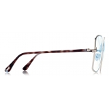 Tom Ford - Blue Block Butterfly Opticals - Butterfly Optical Glasses - Palladium - FT5841-B