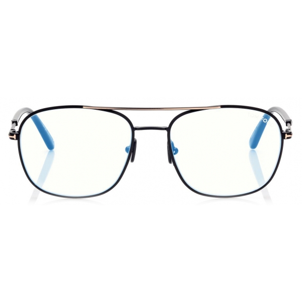 Tom Ford - Blue Block Navigator Opticals - Navigator Optical Glasses - Black - FT5830-B