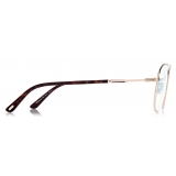 Tom Ford - Blue Block Navigator Opticals - Navigator Optical Glasses - Gold - FT5830-B