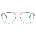 Tom Ford - Blue Block Navigator Opticals - Navigator Optical Glasses - Gunmetal - FT5830-B