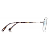 Tom Ford - Blue Block Navigator Opticals - Navigator Optical Glasses - Gunmetal - FT5830-B