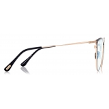 Tom Ford - Blue Block Cat Eye Opticals - Cat Eye Optical Glasses - Black - FT5840-B