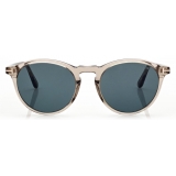 Tom Ford - Aurele Sunglasses - Round Sunglasses - Beige Blue - FT0904