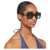 Miu Miu - Miu Miu Glimpse Collection Sunglasses - Oversized - Black Gradient Smoke - Sunglasses - Miu Miu Eyewear