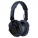Master & Dynamic - MH40 - Black Metal / Navy Leather - Premium High Quality and Performance Over-Ear Headphones