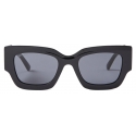 Jimmy Choo - Nena - Occhiali da Sole Quadrati Neri con Logo JC - Jimmy Choo Eyewear