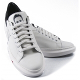 Snob Sneakers - Royal Rebel By Veronica Moon - Sneakers - Pelle Bianca - Handmade in Italy - Luxury Exclusive Collection