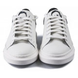 Snob Sneakers - Royal Rebel By Veronica Moon - Sneakers - White Leather - Handmade in Italy - Luxury Exclusive Collection