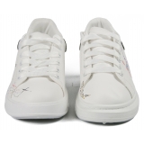 Snob Sneakers - Dancing Queen By Elisabetta Mastro - Sneakers - White Leather - Handmade in Italy - Luxury Exclusive Collection