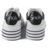 Snob Sneakers - Classy Yet Trendy By Veronica Moon - Sneakers - Pelle Bianca - Handmade in Italy - Luxury Exclusive Collection