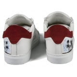 Snob Sneakers - I Love L.A. By Yo-Yo - Sneakers - White Leather - Handmade in Italy - Luxury Exclusive Collection