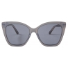 Jimmy Choo - Rua/G - Cat-Eye Grigio Perlato con Perle e Cristalli Swarovski - Jimmy Choo Eyewear