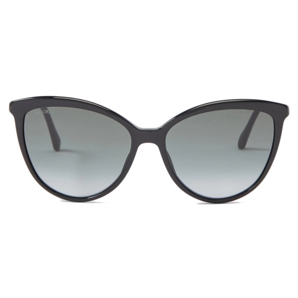 Jimmy Choo - Belinda - Black Cat Eye Sunglasses with Swarovski Crystals - Jimmy Choo Eyewear