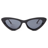 Jimmy Choo - Addy - Black Cat Eye Sunglasses with Glitter - Jimmy Choo Eyewear
