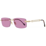 Fred - Force 10 Sunglasses - Gold Violet - Luxury - Fred Eyewear