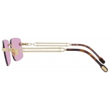 Fred - Force 10 Sunglasses - Gold Violet - Luxury - Fred Eyewear