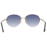 Fred - Force 10 Sunglasses - Gold Blue - Luxury - Fred Eyewear