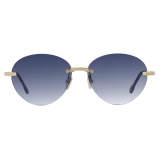 Fred - Force 10 Sunglasses - Gold Blue - Luxury - Fred Eyewear