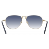 Fred - Occhiali da Sole Force 10 - Oro Blu - Luxury - Fred Eyewear
