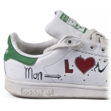 Snob Sneakers - Love Is Like Oxygen By XK - Pelle Bianca - Handmade in Italy - Luxury Exclusive Collection