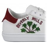 Snob Sneakers - Beverly Hills, what else? by Yo-Yo - Pelle Bianca - Handmade in Italy - Luxury Exclusive Collection