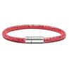 Viola Milano - Bracciale Stingray in Vera Pelle Italiana - Rosso - Handmade in Italy - Luxury Exclusive Collection
