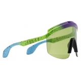 Gucci - Mask Frame Sunglasses - Multicolor Green - Gucci Eyewear