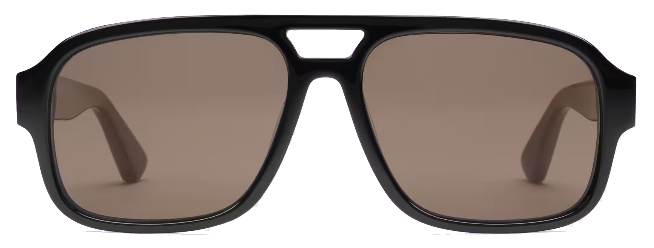 Gucci - Aviator Frame Sunglasses - Black Dark Brown - Gucci Eyewear -  Avvenice