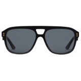 Gucci - Aviator Frame Sunglasses - Black Grey - Gucci Eyewear