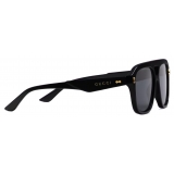 Gucci - Aviator Frame Sunglasses - Black Grey - Gucci Eyewear