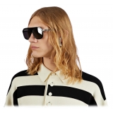 Gucci - Aviator Frame Sunglasses - Black Grey - Gucci Eyewear