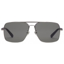 Gucci - Navigator Frame Sunglasses - Ruthenium Grey - Gucci Eyewear