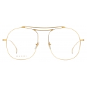 Gucci - Occhiale da Vista Rotondi - Oro - Gucci Eyewear