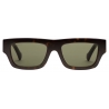 Gucci - Occhiale da Sole Rettangolare - Marrone Scuro Verde - Gucci Eyewear
