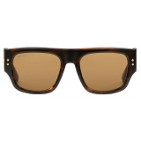 Gucci - Square Frame Sunglasses - Tortoiseshell Brown - Gucci Eyewear