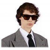 Gucci - Occhiale da Sole Quadrati - Tartaruga Marrone - Gucci Eyewear