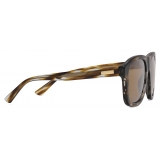 Gucci - Square Frame Sunglasses - Green Tortoiseshell Brown - Gucci Eyewear