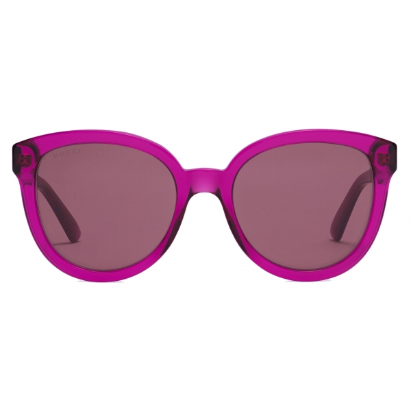 Gucci - Cat Eye Frame Sunglasses - Fuchsia Pink - Gucci Eyewear