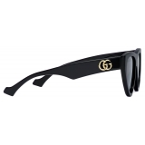 Gucci - Occhiale da Sole Cat Eye - Nero Grigio - Gucci Eyewear