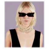 Gucci - Occhiale da Sole Geometrica - Nero Grigio - Gucci Eyewear
