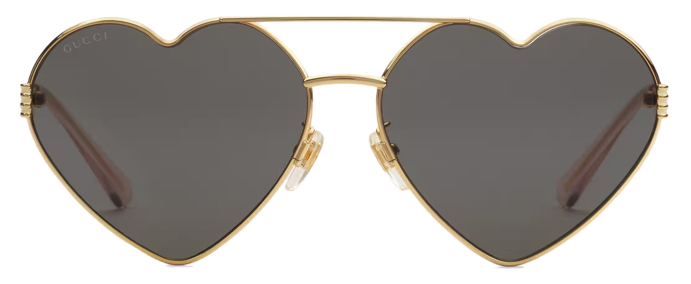 Occhiali da Sole a cuore Gucci GG1283S-001 Gold