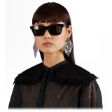 Gucci - Occhiale da Sole Rettangolare - Nero Grigio - Gucci Eyewear
