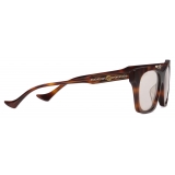 Gucci - Specialized Fit Rectangular Frame Sunglasses - Tortoiseshell Light Yellow - Gucci Eyewear