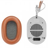 Master & Dynamic - MH40 - Zero Halliburton Kit - Silver Metal / Brown Leather - Premium High Quality Over-Ear Headphones